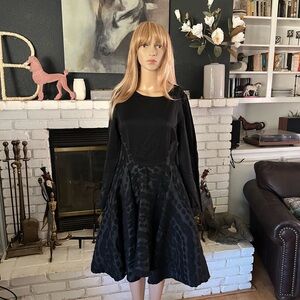 BNWT silk and wool black Lattori dress Size M